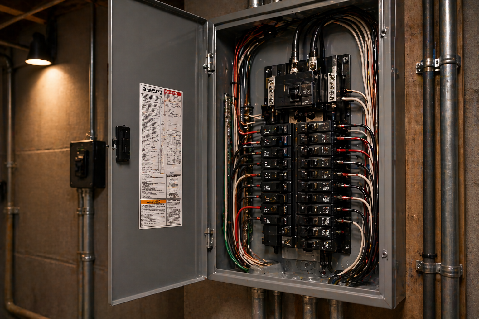 Electrical panel upgrade work